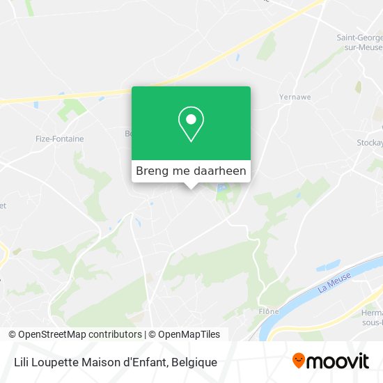 Lili Loupette Maison d'Enfant kaart