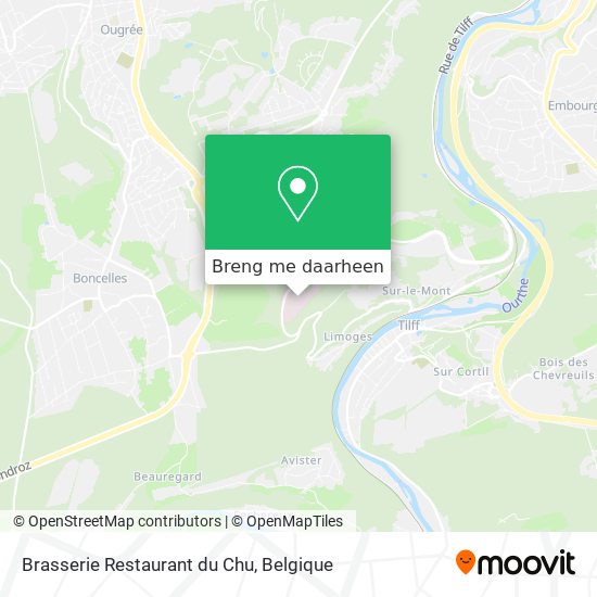 Brasserie Restaurant du Chu kaart