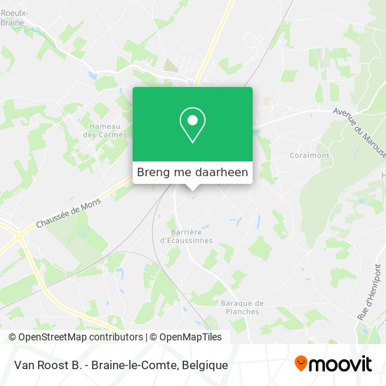 Van Roost B. - Braine-le-Comte kaart