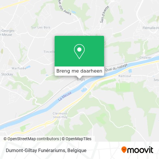 Dumont-Giltay Funérariums kaart