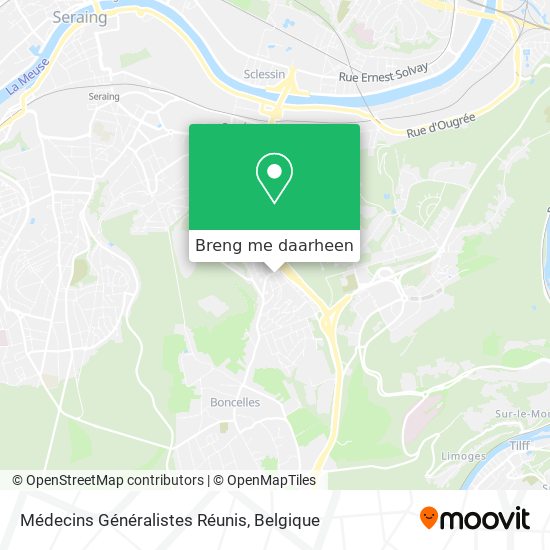 Médecins Généralistes Réunis kaart
