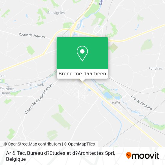 Ar & Tec, Bureau d?Etudes et d?Architectes Sprl kaart