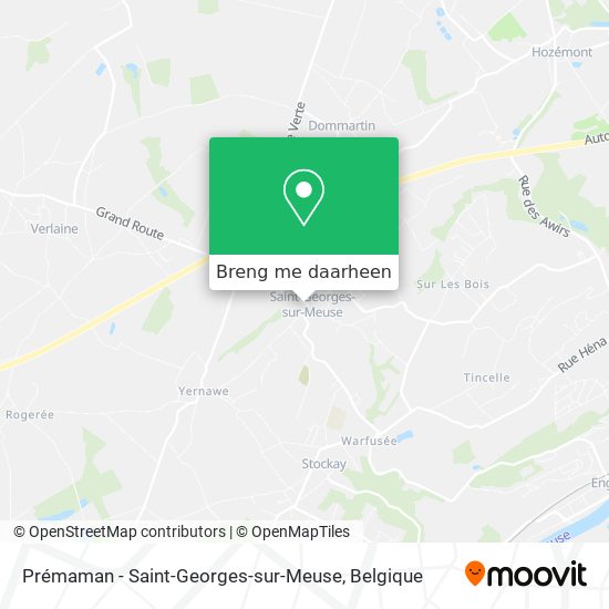 Prémaman - Saint-Georges-sur-Meuse kaart