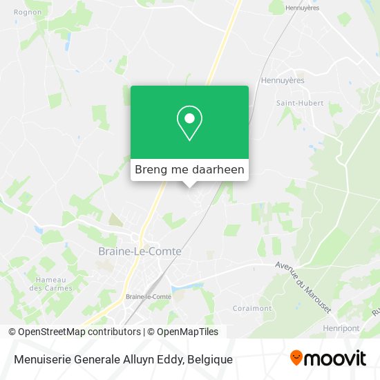 Menuiserie Generale Alluyn Eddy kaart