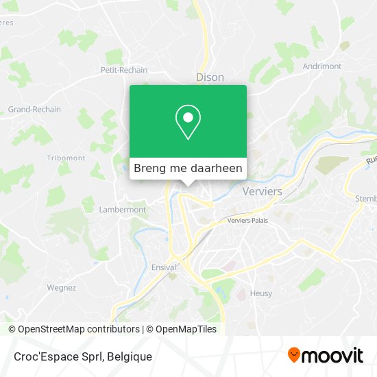Croc'Espace Sprl kaart