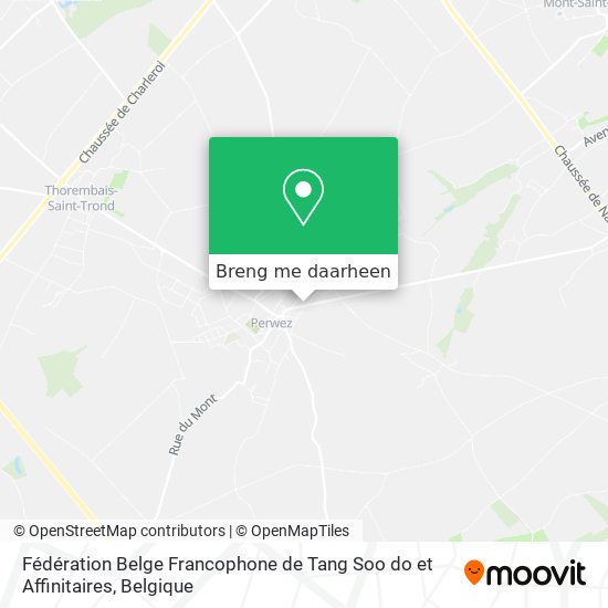 Fédération Belge Francophone de Tang Soo do et Affinitaires kaart