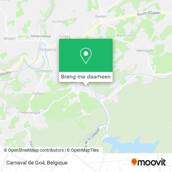Carnaval de Goé kaart
