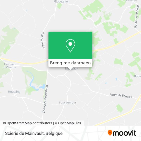 Scierie de Mainvault kaart