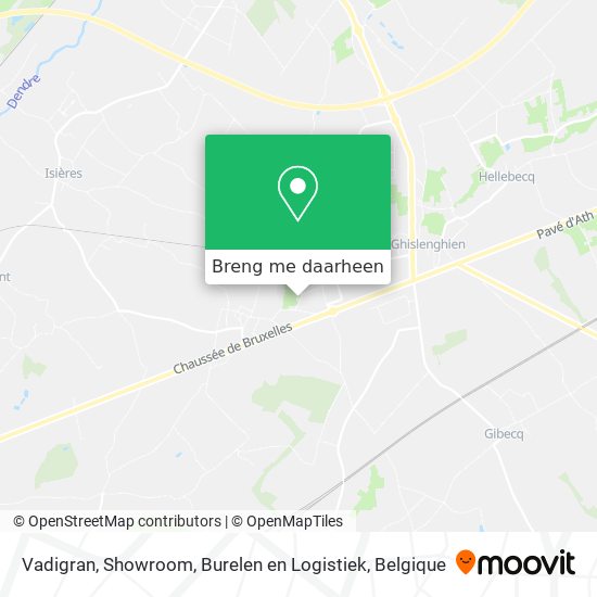 Vadigran, Showroom, Burelen en Logistiek kaart