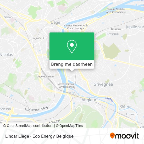 Lincar Liège - Eco Energy kaart