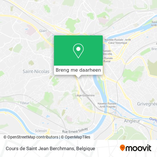 Cours de Saint Jean Berchmans kaart