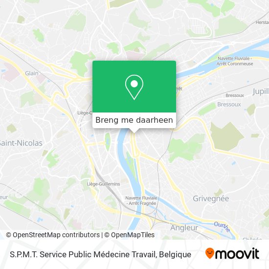 S.P.M.T. Service Public Médecine Travail kaart
