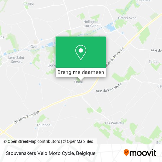 Stouvenakers Velo Moto Cycle kaart