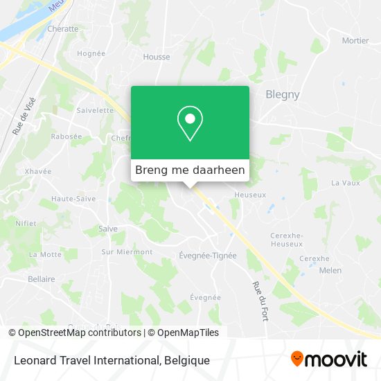 Leonard Travel International kaart