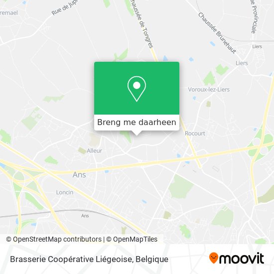 Brasserie Coopérative Liégeoise kaart