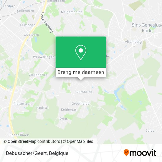 Debusscher/Geert kaart