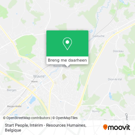 Start People, Intérim - Resources Humaines kaart