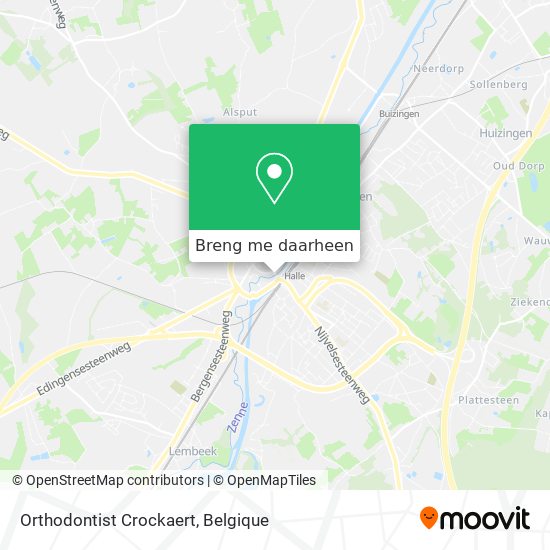 Orthodontist Crockaert kaart