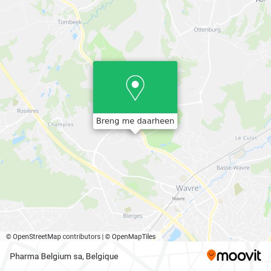 Pharma Belgium sa kaart