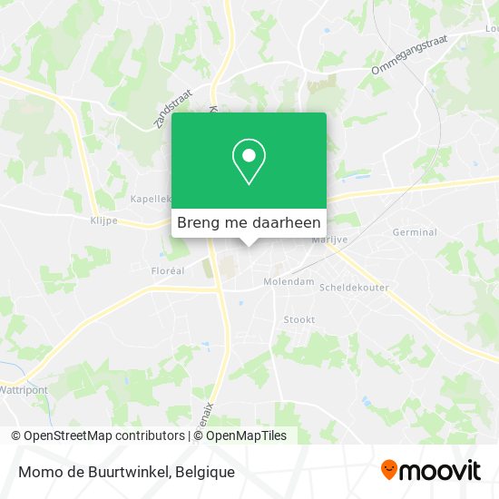 Momo de Buurtwinkel kaart