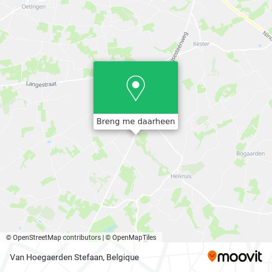 Van Hoegaerden Stefaan kaart