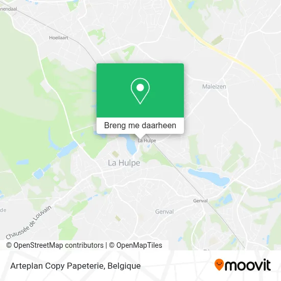 Arteplan Copy Papeterie kaart