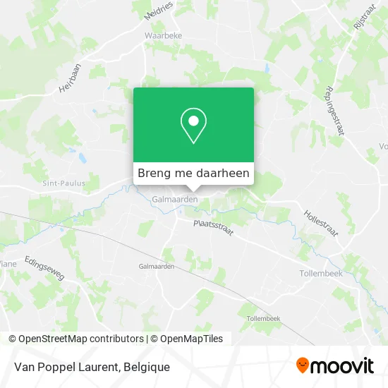 Van Poppel Laurent kaart