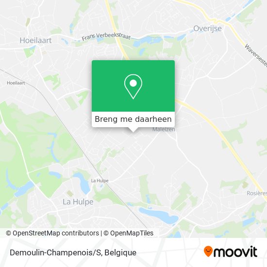 Demoulin-Champenois/S kaart
