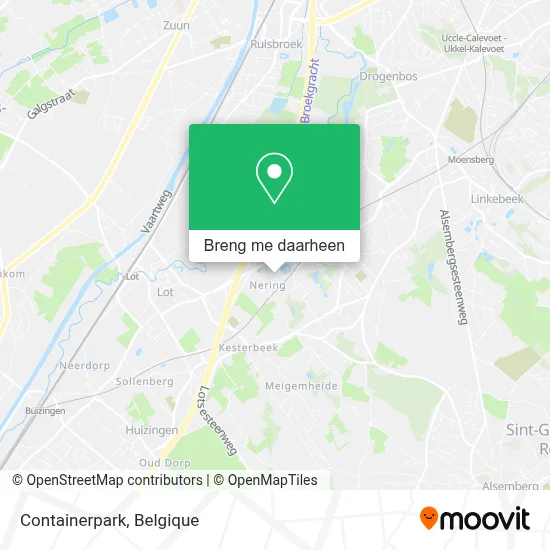 Containerpark kaart