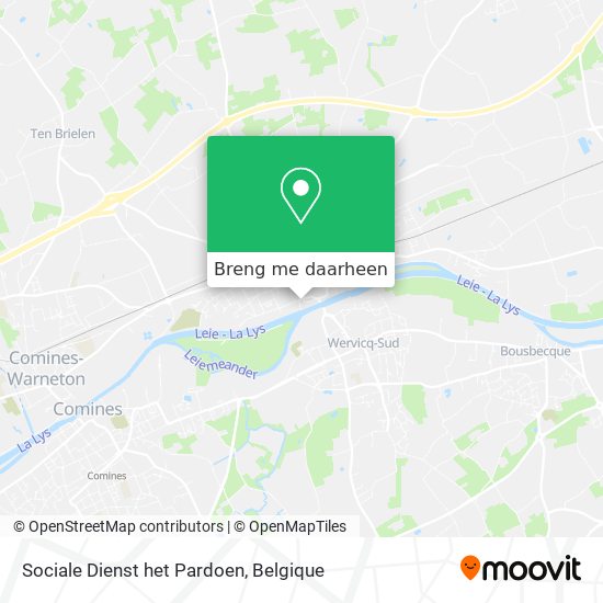 Sociale Dienst het Pardoen kaart