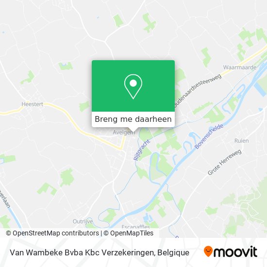 Van Wambeke Bvba Kbc Verzekeringen kaart