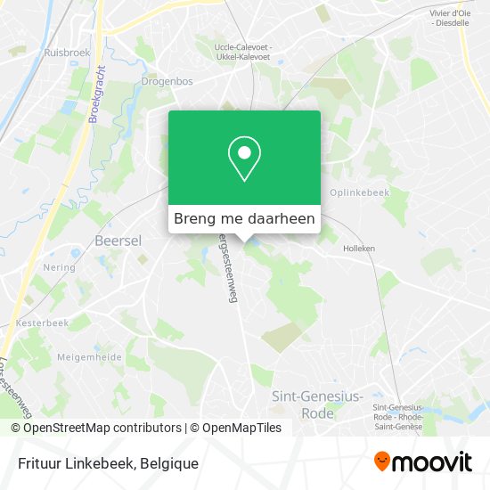 Frituur Linkebeek kaart