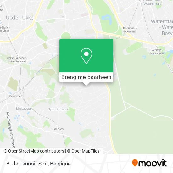 B. de Launoit Sprl kaart