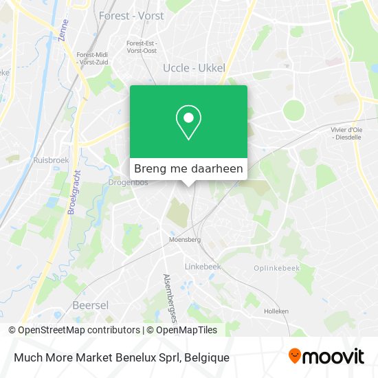 Much More Market Benelux Sprl kaart