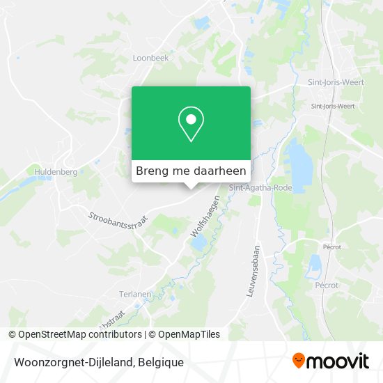 Woonzorgnet-Dijleland kaart