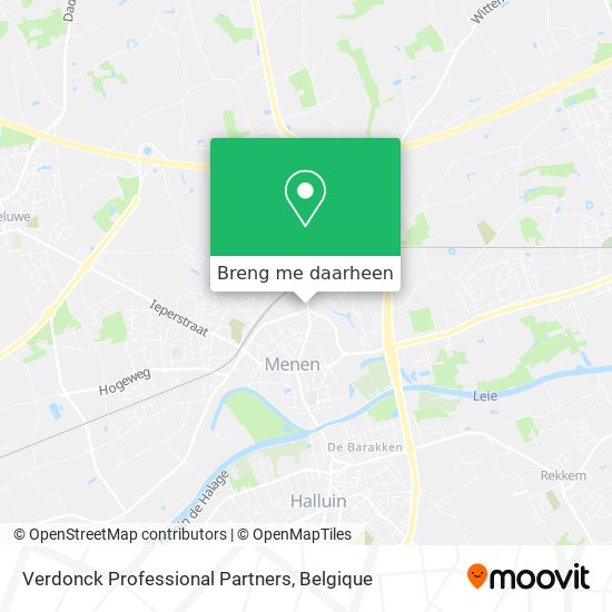 Verdonck Professional Partners kaart