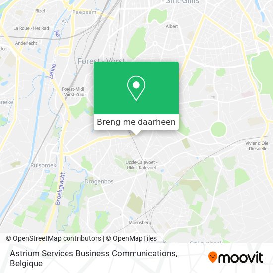 Astrium Services Business Communications kaart