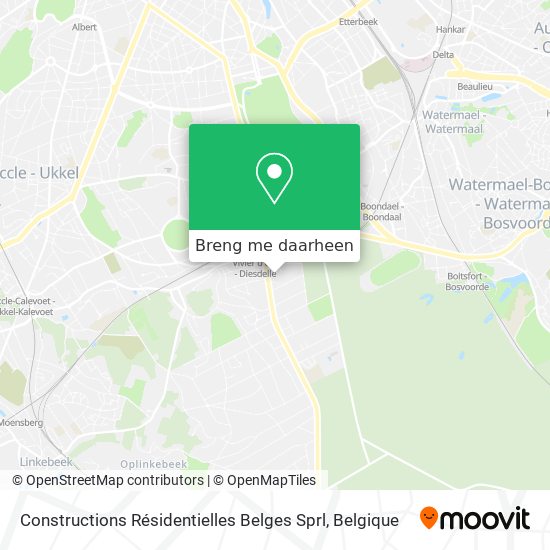 Constructions Résidentielles Belges Sprl kaart