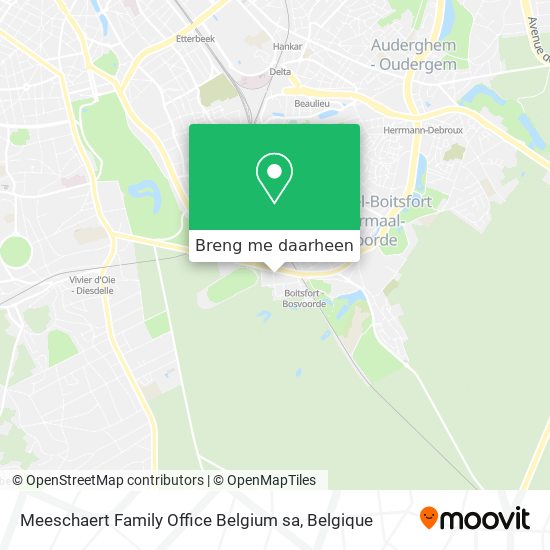 Meeschaert Family Office Belgium sa kaart