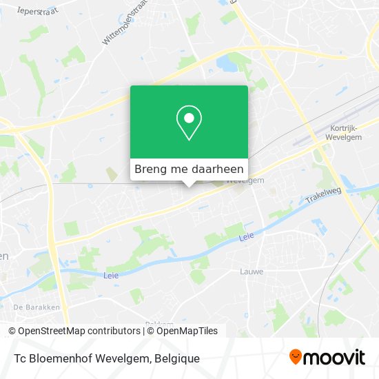 Tc Bloemenhof Wevelgem kaart