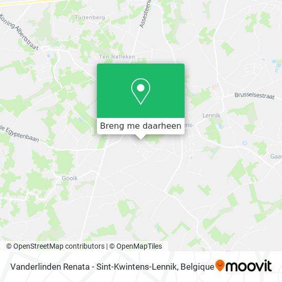 Vanderlinden Renata - Sint-Kwintens-Lennik kaart