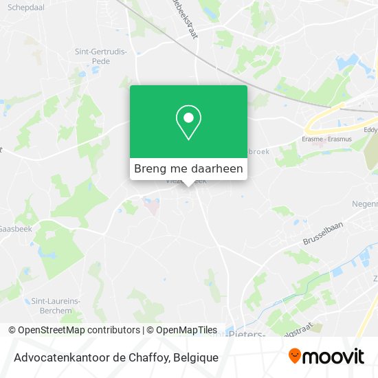 Advocatenkantoor de Chaffoy kaart