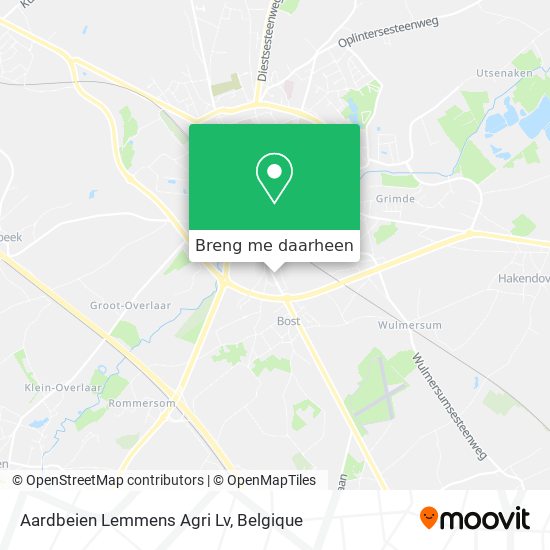 Aardbeien Lemmens Agri Lv kaart