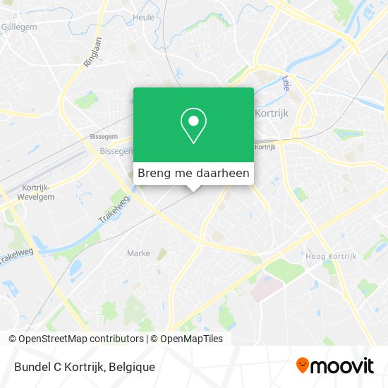 Bundel C Kortrijk kaart