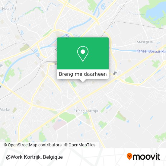 @Work Kortrijk kaart