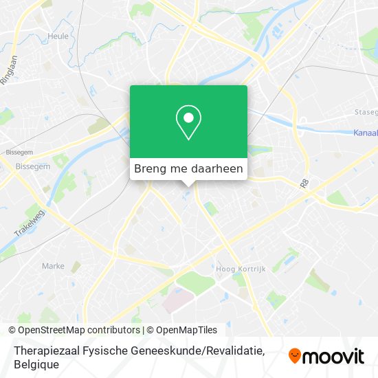 Therapiezaal Fysische Geneeskunde / Revalidatie kaart