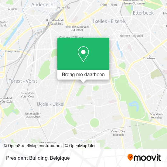 President Building kaart