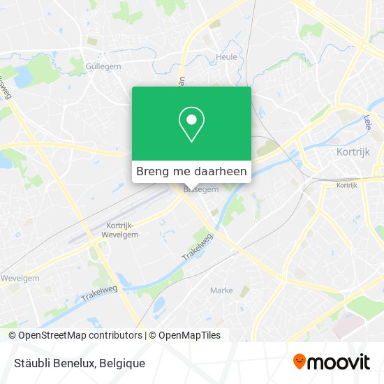 Stäubli Benelux kaart