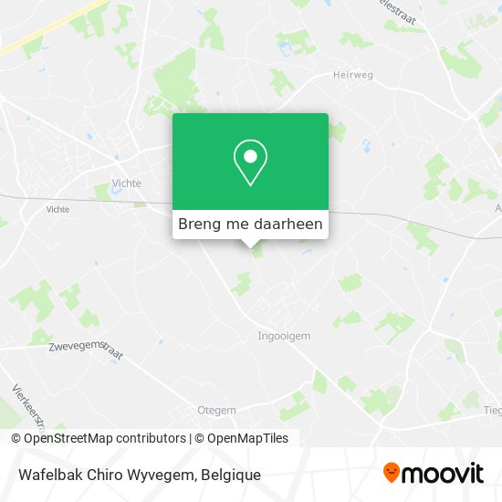 Wafelbak Chiro Wyvegem kaart