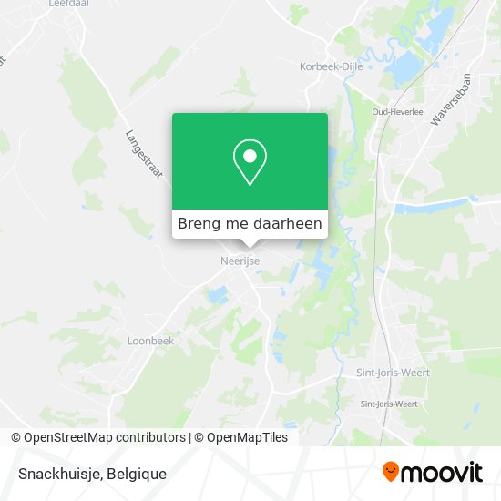 Snackhuisje kaart